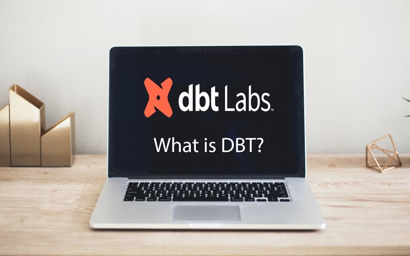 An image of a computer screen displaying the dbt logo and interface, representing what is dbt data build tool