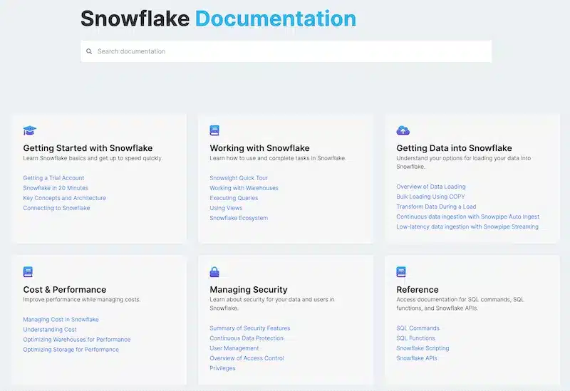 Snowflake Additional Resources and Support